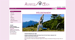 Desktop Screenshot of alpspitz-yoga.de